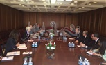 وزير الخارجية يلتقي مع مديرة صندوق النقد الدولي كريستين لاجارد