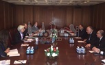 وزير الخارجية يلتقي مع مديرة صندوق النقد الدولي كريستين لاجارد
