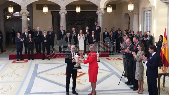 إنيستا يتسلَّم جائزة الملكة صوفيا للعب النظيف