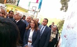 غادة وإلى تفتتح وحدة تضامن ميدوم الواسطي الاجتماعية في بني سويف