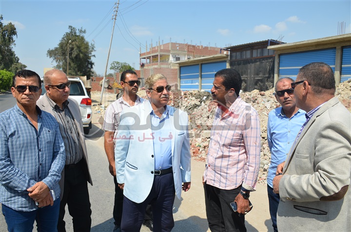 محافظ الإسماعيلية يتابع أعمال التطوير بمدخل الإسماعيلية بأول طريق بورسعيد
