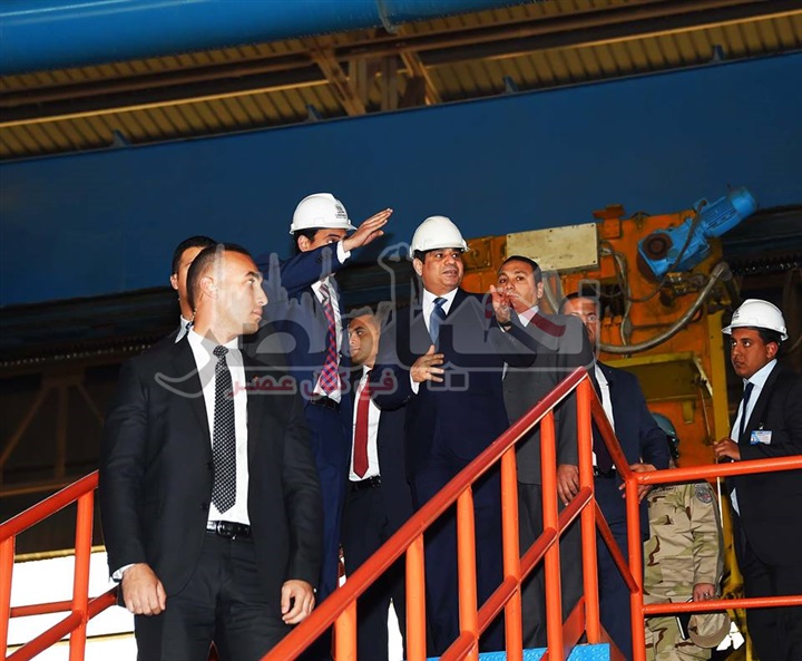 ننشر بالصور تفاصيل إفتتاح الرئيس السيسى عدد من المشروعات التنموية بالوجه البحرى والدلتا