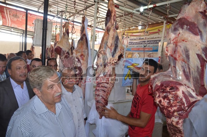 محافظ الإسماعيلية يعلن عن فتح 23 شادر للحوم موزعة على المراكز بسعر 80 جنيه للكيلو 