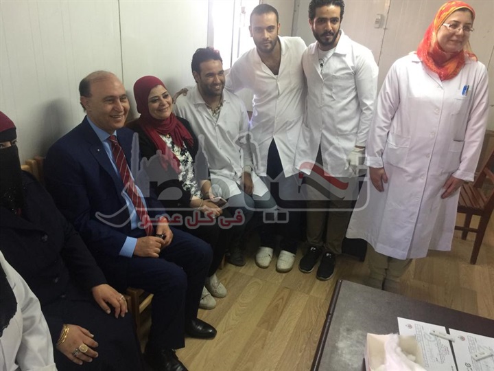 "مميش" يتفقد حملة مركز الفيروسات الكبدية التابع للهيئة فى بورسعيد ضمن مبادرة "100 مليون صحة"
